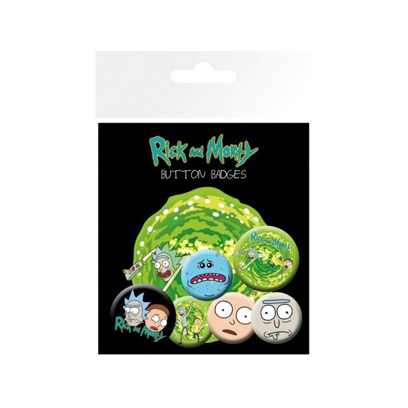 BADGE PIN RICK ET MORTY