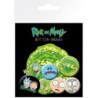 BADGE PIN RICK ET MORTY