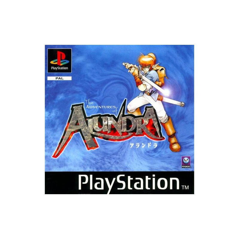 ALUNDRA THE ADVENTURES + NOTICE - PS1