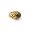 BAGUE GILBERT ALBERT OR JAUNE 18K 5.92G T.45