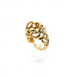 BAGUE GILBERT ALBERT OR JAUNE 18K 5.92G T.45