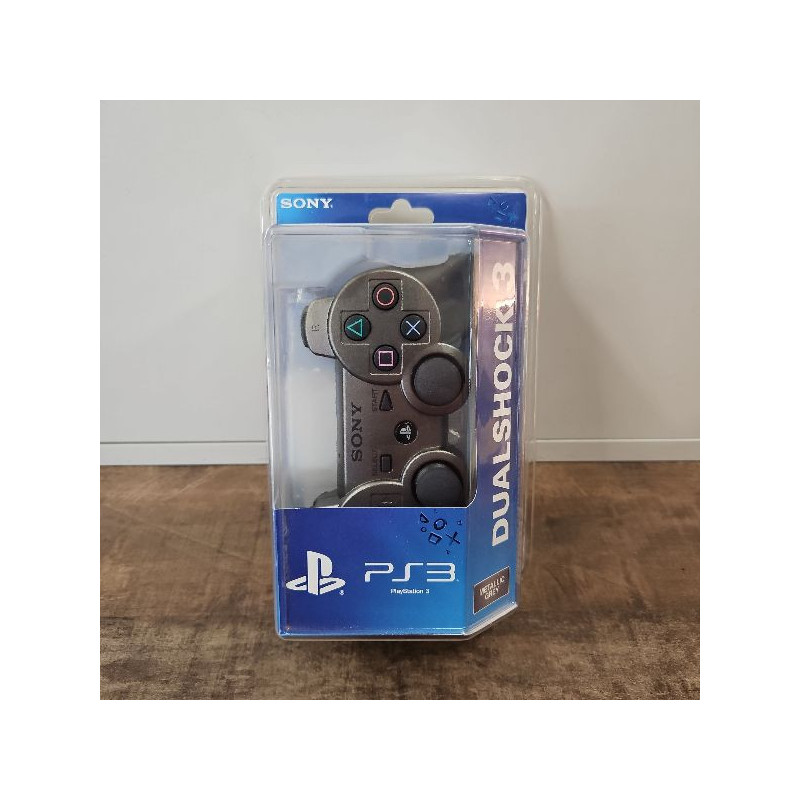 PS3 WIRELESS DUAL SHOCK SIXAXIS METALLIC GREY NEW