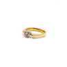 SOLITAIRE OR JAUNE 18K 4.89G DIAMANT 0.54CT