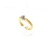 SOLITAIRE OR JAUNE 18K 4.89G DIAMANT 0.54CT