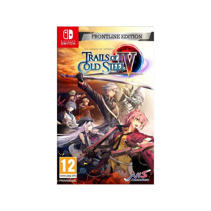 THE LEGEND OF HEROES TRAILS OF COLD STEEL IV - FRONTLINE EDITION - NINTENDO SWITCH - RPG