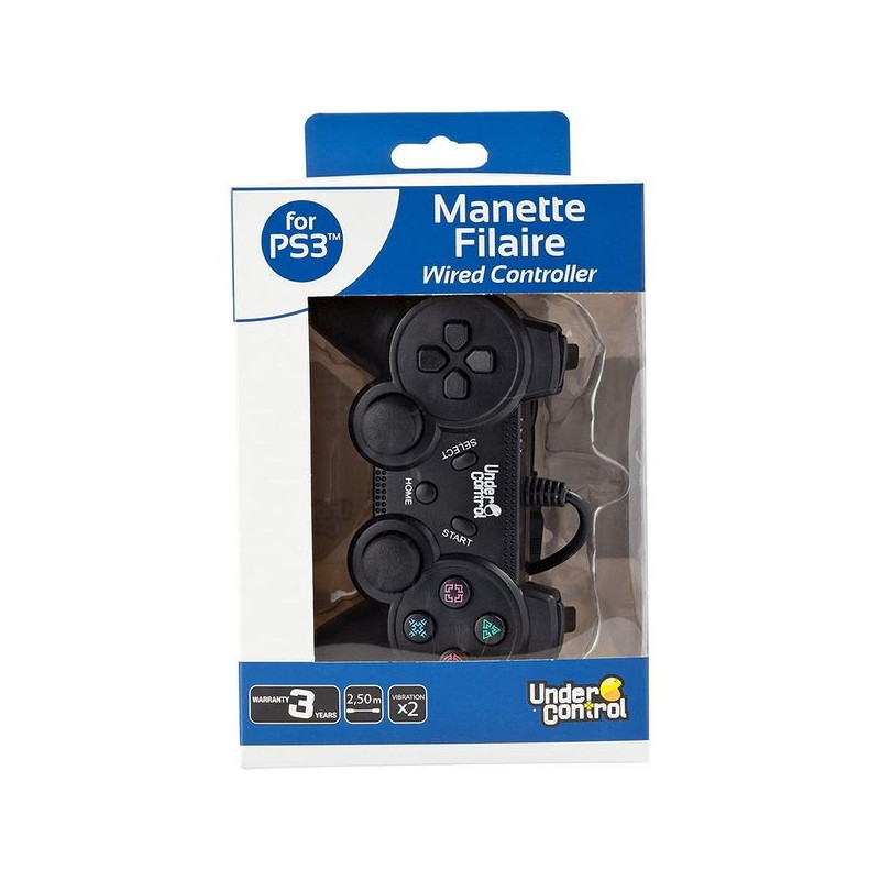 MANETTE FILAIRE 3M NOIRE UC - PS3 1474