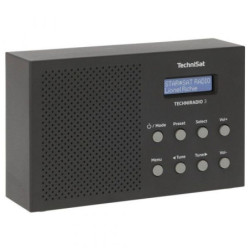 TECHNISAT TECHNIRADIO 3 - TRAGBARES DAB-RADIO - 1 WATT - SCHWARZ