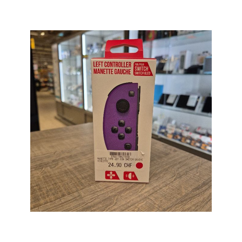 MANETTE TYPE JOY CON SWITCH  GAUCHE VIOLETTE