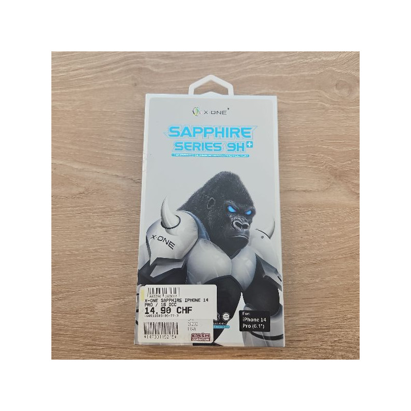 X-ONE SAPPHIRE VERRE TREMPE IPHONE 14 PRO