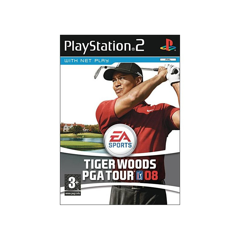 TIGER WOODS PGA TOUR 08 PS2 PAL