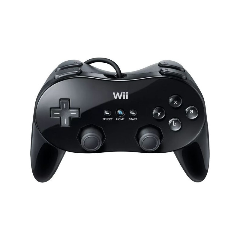 NINTENDO WII CLASSIC PRO FILAIRE NOIRE