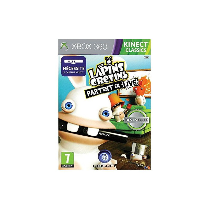 THE LAPINS CRETINS PARTENT EN LIVE XBOX 360 KINECT CLASSICS