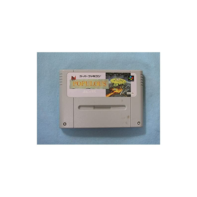 POPULOUS SUPER FAMICOM SUPER NES JAPANESE IMPORT