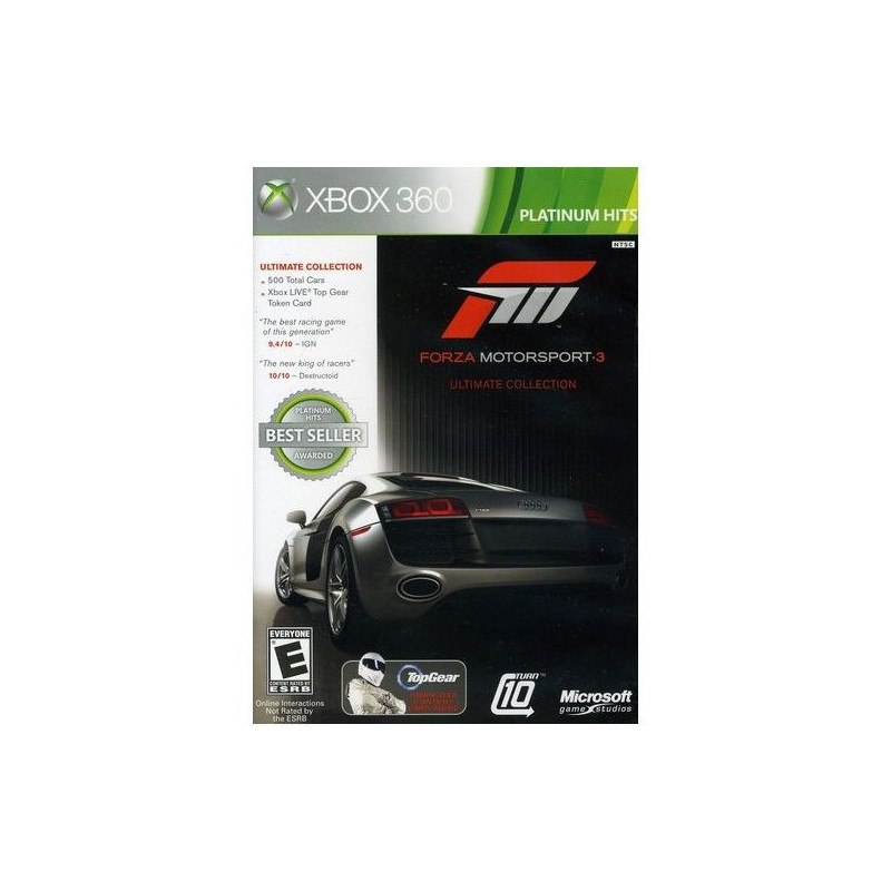 FORZA MOTORSPORT 3 - ULTIMATE EDITION - XBOX 360 - DVD