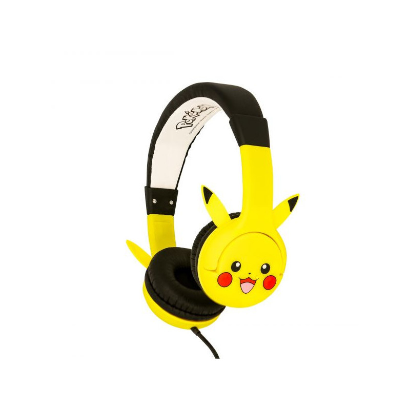 CASQUE FILAIRE  ENFANT POKEMON PIKACHU JAUNE