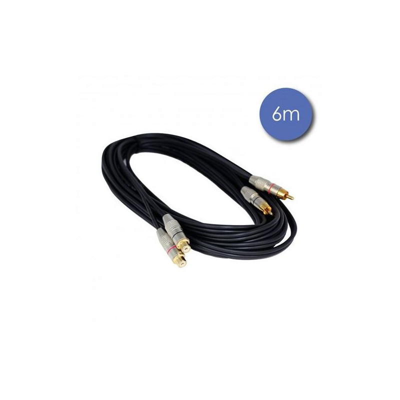 CABLE RALLONGE RCA MALE / RCA FEMELLE 6M POWER CAB2120