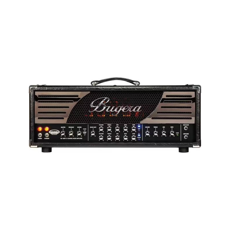 BUGERA 333XL INFINIUM HARDCORE 120-WATT 3-CHAINES AMPLI TETE AVEC TUBE REVERB INFINIUM