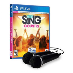 LET S SING COUNTRY 2 MIC BUNDLE PLAYSTATION 4  PS4