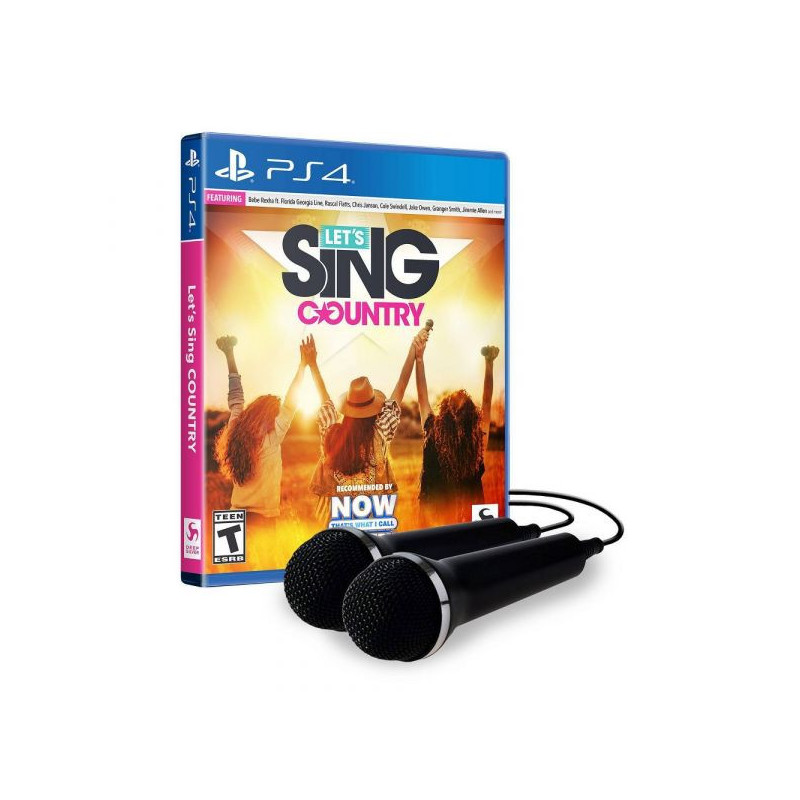 LET S SING COUNTRY 2 MIC BUNDLE PLAYSTATION 4  PS4