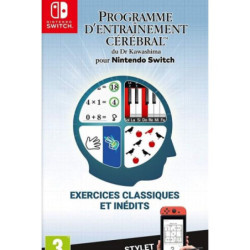 PROGRAMME D ENTRAINEMENT CEREBRAL DU DR KAWASHIMA - NINTENDO SWITCH