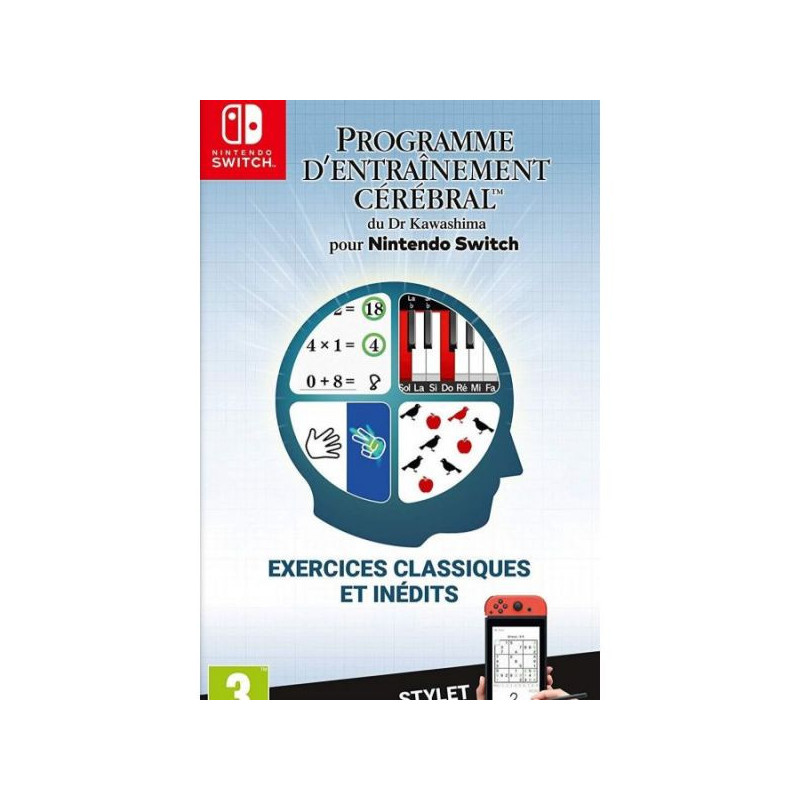 PROGRAMME D ENTRAINEMENT CEREBRAL DU DR KAWASHIMA - NINTENDO SWITCH