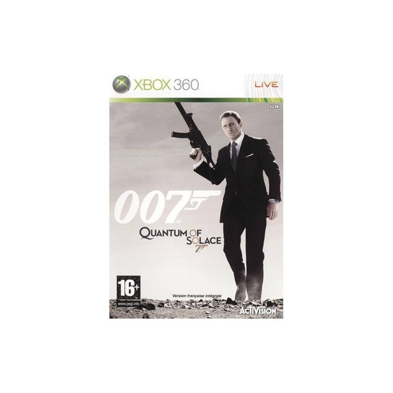 JAMES BOND 007 QUANTUM OF SOLACE XBOX 360