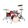 DRUMCRAFT SERIES 4  CRIMSON RED + SYMBALES ZILDJAN (CHARLEY NEUF)