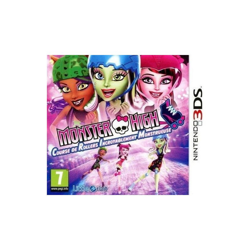 MONSTER HIGH  COURSE DE ROLLERS INCROYABLEMENT MONSTRUEUSE