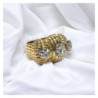 BAGUE 18K DTS 1.10CT T51 8.14GR