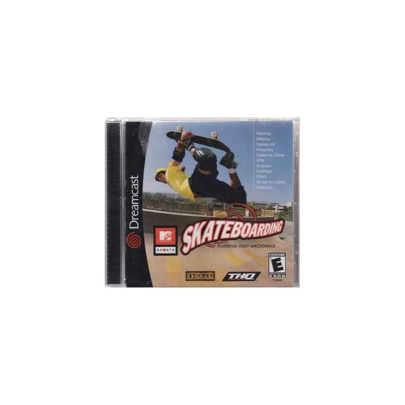 MTV SPORTS: SKATEBOARDING DREAMCAST US