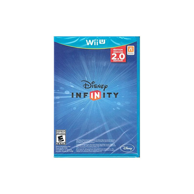 DISNEY INFINITY 2.0 MARVEL SUPER HEROES WII U REPLACEMENT GAME ONLY - NO BASE OR FIGURES INCLUDED