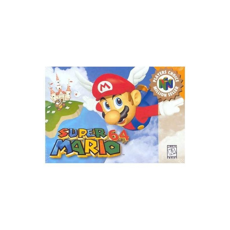 SUPER MARIO 64 NINTENDO 64 AVEC NOTICE ET BOITE