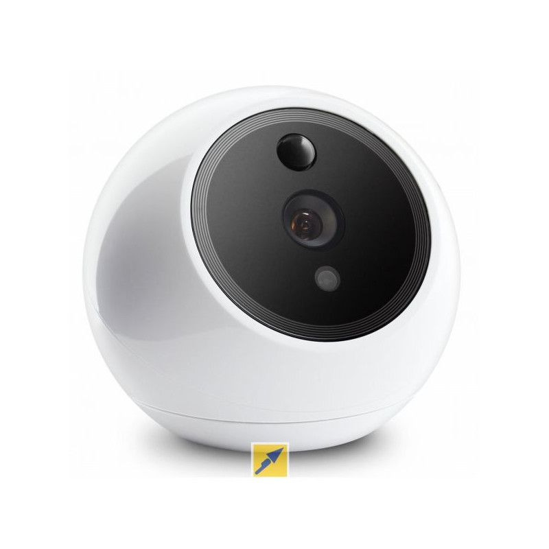 AMARYLLO ATOM HD 360 GRAD SECURITY ROBOTER KAMERA WEIB