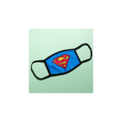 SUPERMAN LOGO TRIPLE LAYER COTTON FABRIC FACE MASK 2PK