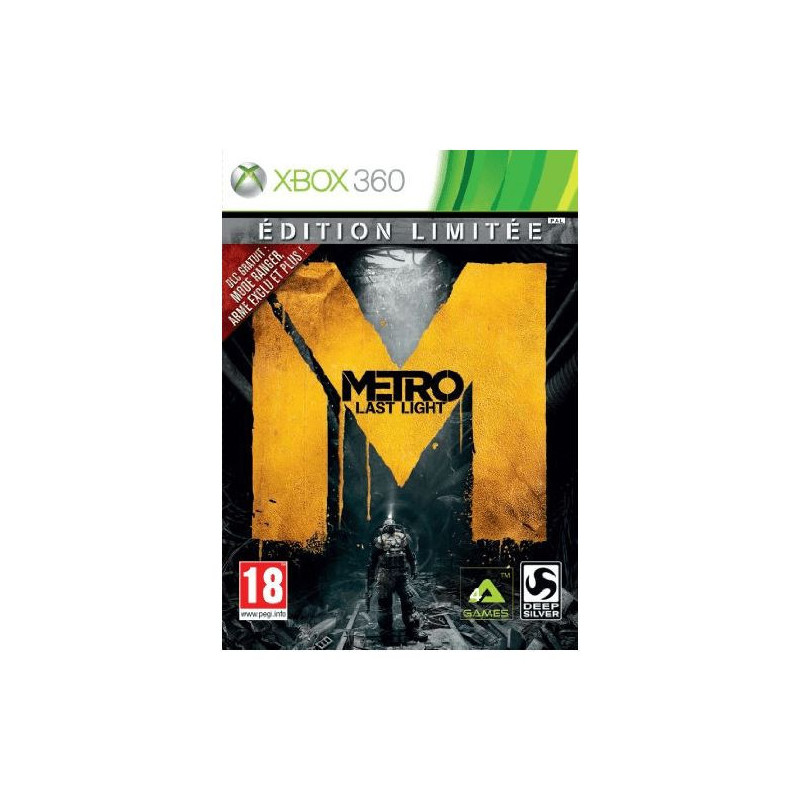 METRO LAST LIGHT - EDITION LIMITE XBOX 360