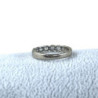 BAGUE OR 18K 3.2GR + DIAMANTS T53