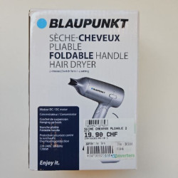 SECHE CHEVEUX PLIABLE 2 VITESSE 1200W GRIS -  BLAUKPUNKT