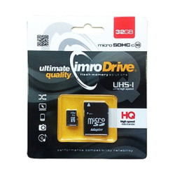 CARTE MEMOIRE MICRO SD 32 GB MICROSDHC ET ADAPTATEUR