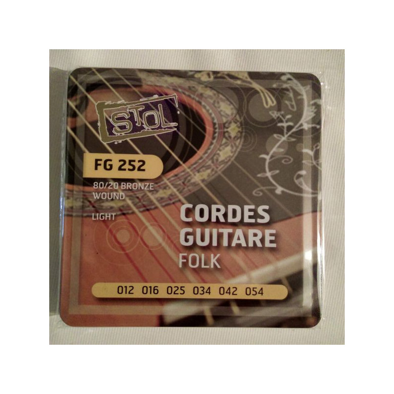 CORDES GUITARE FOLK STOL FG252