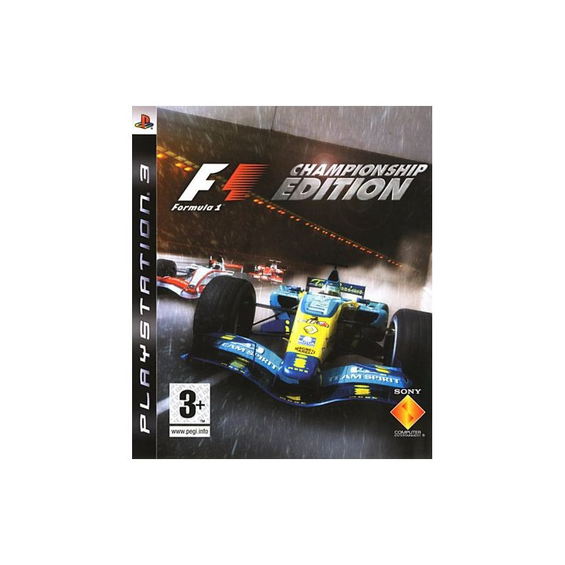 FORMULA 1 CHAMPIONSHIP EDITION - PS3