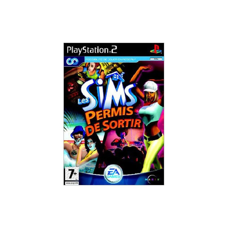 LES SIMS PERMIS DE SORTIR PS2