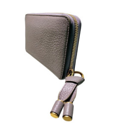 PORTEFEUILLE CHLOE CUIR GRIS