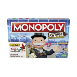 JEU CLASSIQUE HASBRO MONOPOLY VOYAGE AUTOUR DU MONDE