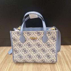 SAC GUESS SILVANA BLEU BLANC