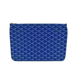 POCHETTE GOYARD SENAT MM BLEU