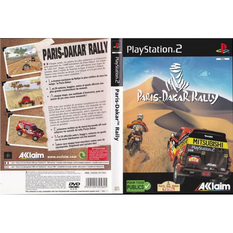 PARIS DAKAR RALLY PS2