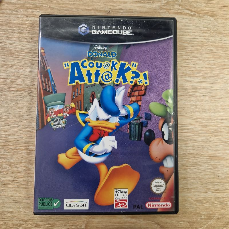 DISNEY DONALD COUAK ATTAK GAMECUBE