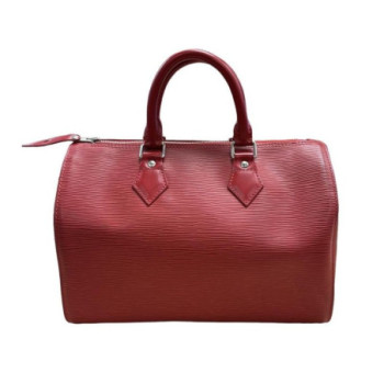 LOUIS VUITTON SPEEDY ROUGE CUIR EPI 2008