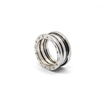 BAGUE BULGARI B.ZERO1 3 RANGS OR BLANC 18K 8.21G T.49