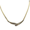 COLLIER OR JAUNE 18K DIAM 9.13